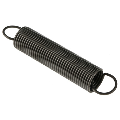 RS PRO Steel Extension Spring, 87.7mm x 17mm