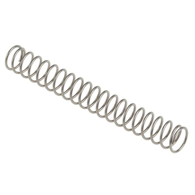 RS PRO Stainless Steel Compression Spring, 54mm x 6.93mm, 0.29N/mm