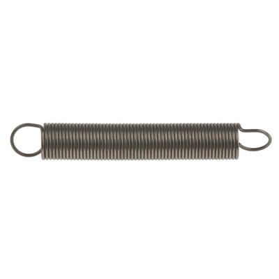 RS PRO Stainless Steel Extension Spring, 37.7mm x 5.5mm