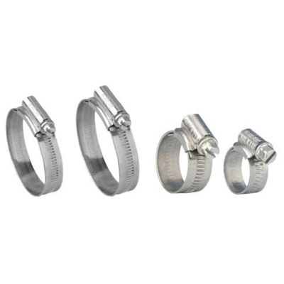 Jubilee 143 Piece Stainless Steel P-Clip Kit, 9.5 → 12mm and 30 → 40mm Inside Diameter