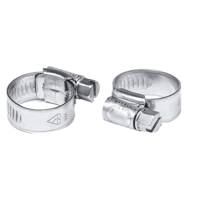 RS PRO Stainless Steel Hex Screw Worm Drive, 9.5mm Band Width, 11 → 16mm ID