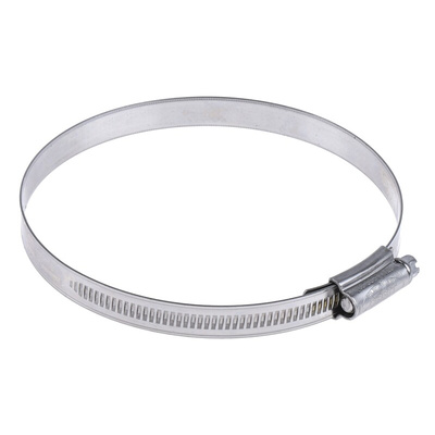 RS PRO Stainless Steel Hex Screw Worm Drive, 12mm Band Width, 90 → 120mm ID