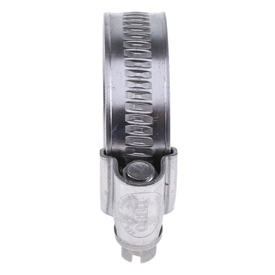 RS PRO Stainless Steel 316 Slotted Hex Hose Clip, 14.7mm Band Width, 25 → 35mm ID