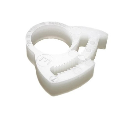 RS PRO Nylon Snap Grip Hose Clamp, 10.2 → 11.8mm ID
