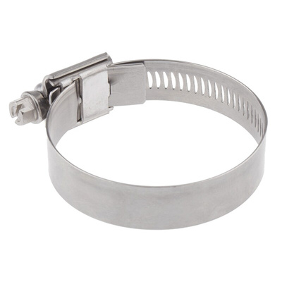 HI-TORQUE Stainless Steel Slotted Hex Worm Drive, 16mm Band Width, 45 → 65mm ID