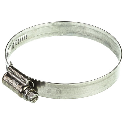 HI-TORQUE Stainless Steel Slotted Hex Worm Drive, 16mm Band Width, 75 → 95mm ID