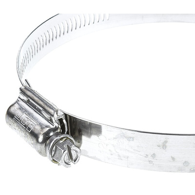 HI-TORQUE Stainless Steel Slotted Hex Worm Drive, 16mm Band Width, 90 → 120mm ID