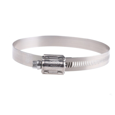 HI-TORQUE Stainless Steel Slotted Hex Worm Drive, 16mm Band Width, 90 → 120mm ID