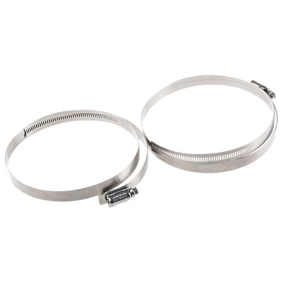 HI-TORQUE Stainless Steel Slotted Hex Worm Drive, 16mm Band Width, 210 → 240mm ID