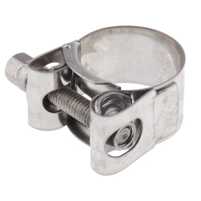 MIKALOR Stainless Steel Hex Screw Bolt Drive, 18mm Band Width, 25 → 27mm ID