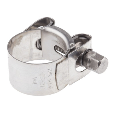 MIKALOR Stainless Steel Hex Screw Bolt Drive, 18mm Band Width, 25 → 27mm ID
