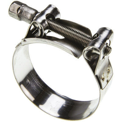 MIKALOR Stainless Steel Hex Screw Bolt Drive, 20mm Band Width, 59 → 63mm ID