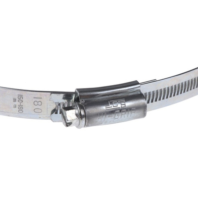 HI-GRIP Steel Slotted Hex Worm Drive, 13mm Band Width, 150 → 180mm ID