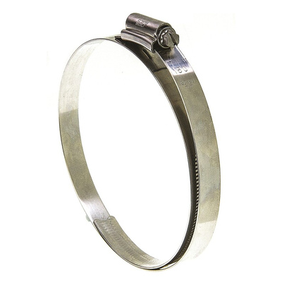 HI-GRIP Stainless Steel Slotted Hex Worm Drive, 13mm Band Width, 150 → 180mm ID