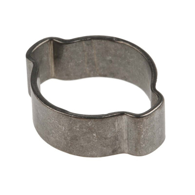 RS PRO Stainless Steel O Clip, 7mm Band Width, 13 → 15mm ID