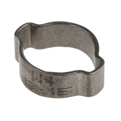 RS PRO Stainless Steel O Clip, 7mm Band Width, 13 → 15mm ID