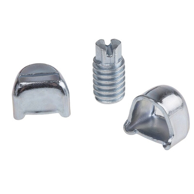 Jubilee Zinc-Plated Mild Steel Slotted Screw Housing, Screw, 11mm Band Width