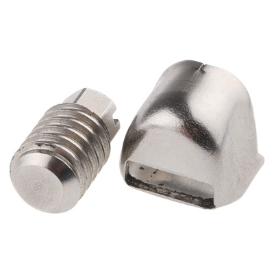 Jubilee Stainless Steel Slotted Screw Housing, Screw, 11mm Band Width