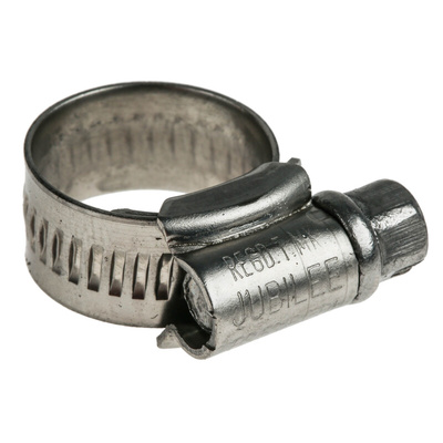 Jubilee Stainless Steel Slotted Hex Worm Drive, 9.9mm Band Width, 11 → 16mm ID