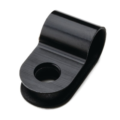 HellermannTyton 6.5mm Black, Polyamide P Clip