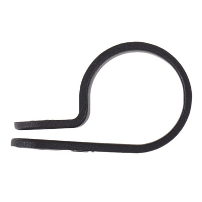 HellermannTyton 16mm Black, Polyamide P Clip