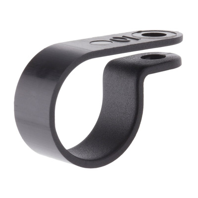 HellermannTyton 17.5mm Black, Polyamide P Clip