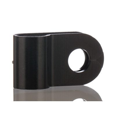 HellermannTyton 5mm Black, Polyamide P Clip