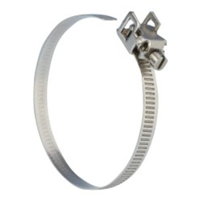 Jubilee Stainless Steel Slotted Screw Quick Release Strap, 7mm Band Width, 35 → 50mm ID