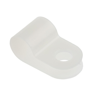 HellermannTyton 6.5mm Natural, Polyamide P Clip