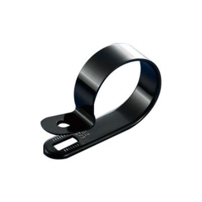 RS PRO 12.7mm Black, Nylon 66 P Clip