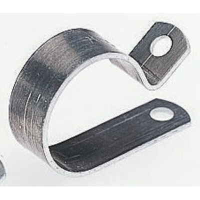 HellermannTyton 8mm Natural, Aluminium P Clip