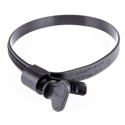 Ezyclamp Nylon Hose Clamp, 75 → 150mm ID