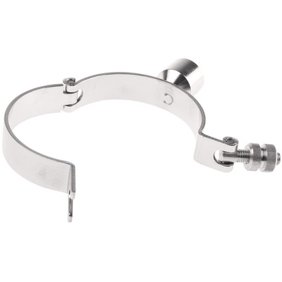 RS PRO Stainless Steel Silver Hinged Pipe Clamp, 3in