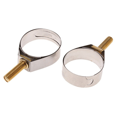 Unex Brass (Bolt), Stainless Steel Slotted Screw Unex, 11mm Band Width, 25 → 30mm ID