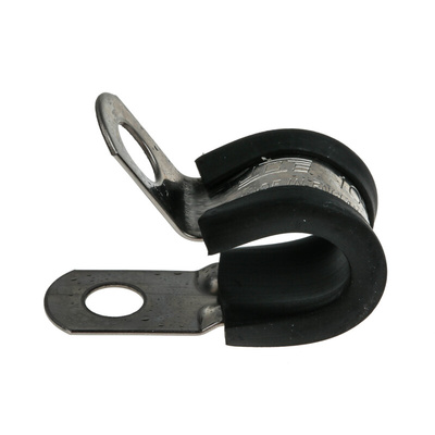 JCS 8mm Black, Stainless Steel P Clip