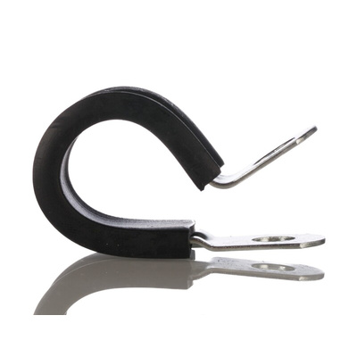 JCS 16mm Black, Stainless Steel P Clip