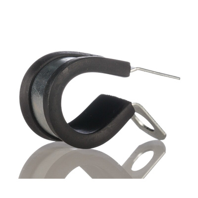 JCS 16mm Black, Stainless Steel P Clip