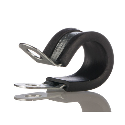 JCS 16mm Black, Stainless Steel P Clip