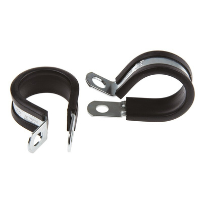 JCS 25mm Black, Steel P Clip