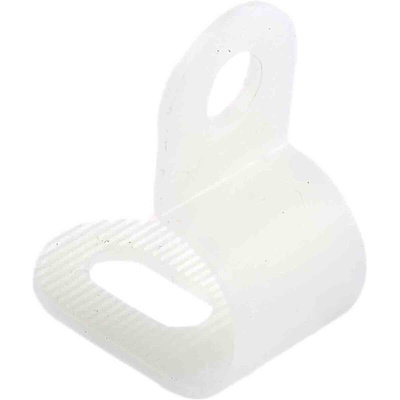 RS PRO 6.4mm Natural, Nylon P Clip