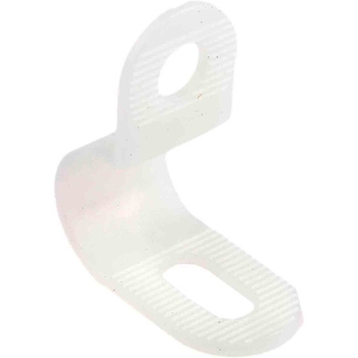 RS PRO 6.4mm Natural, Nylon P Clip