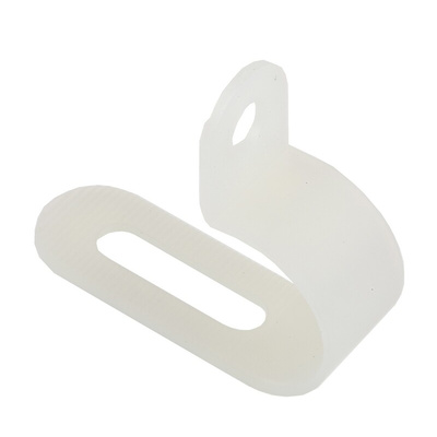 RS PRO 14.3mm Natural, Nylon P Clip