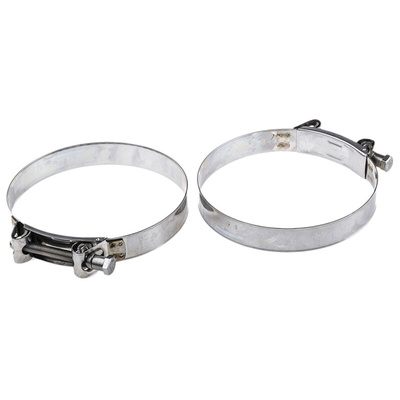 MIKALOR Stainless Steel Hex Screw Bolt Drive, 28mm Band Width, 162 → 174mm ID