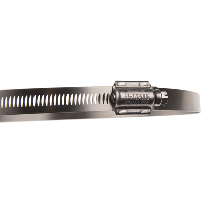 HI-TORQUE Stainless Steel Slotted Hex Worm Drive, 16mm Band Width, 250 → 280mm ID