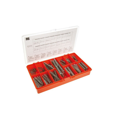 RS PRO Compression Spring Kit, 149 Springs