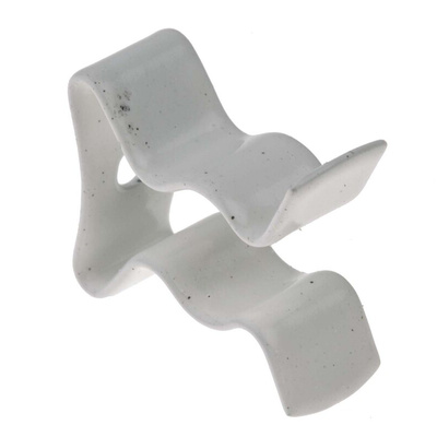 RS PRO 6.35mm Steel Spring Clip, 13.49mm x 6.35mm x 15.08mm, 8BA