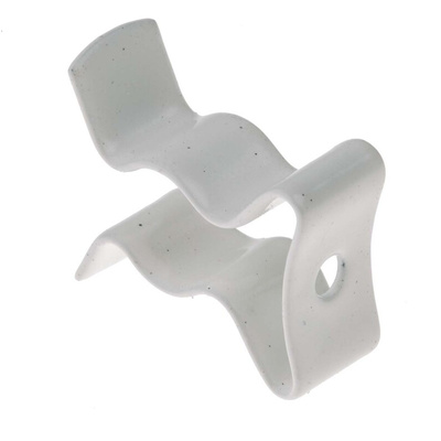 RS PRO 6.35mm Steel Spring Clip, 13.49mm x 6.35mm x 15.08mm, 8BA