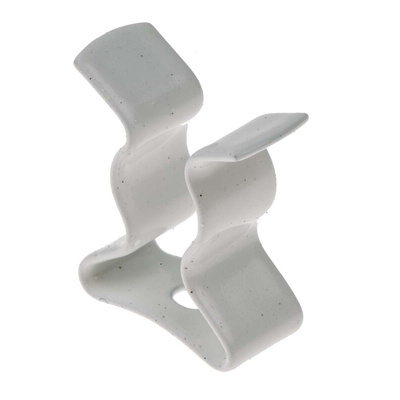 RS PRO 6.35mm Steel Spring Clip, 13.49mm x 6.35mm x 15.08mm, 8BA
