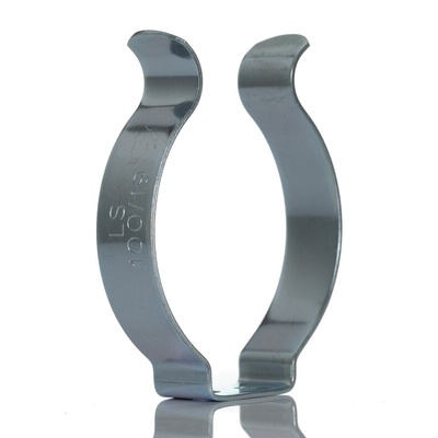 RS PRO 50mm Steel Spring Clip, 46.8mm x 61.1mm x 12.7mm, 4mm