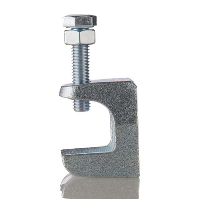 RS PRO Beam Clamp M6, maximum load 60kg, 18mm